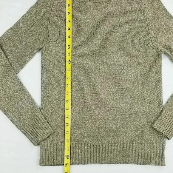 H&M Basic Small Tan Metallic Thread Sweater Women - Picture 4 of 5